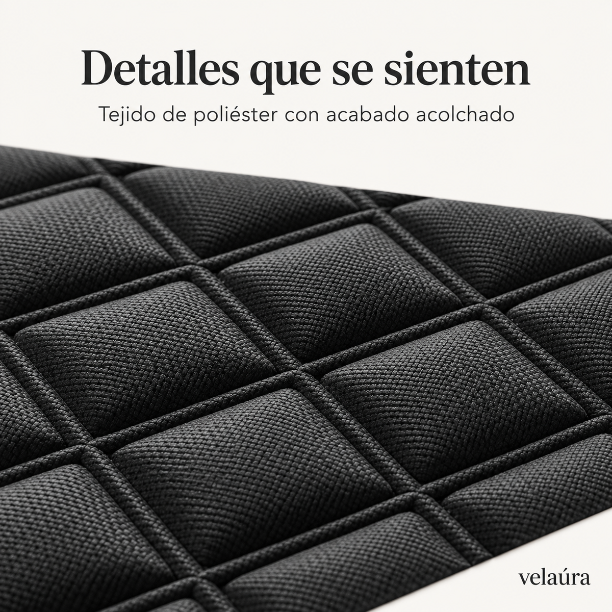 Tejido acolchado de poliéster